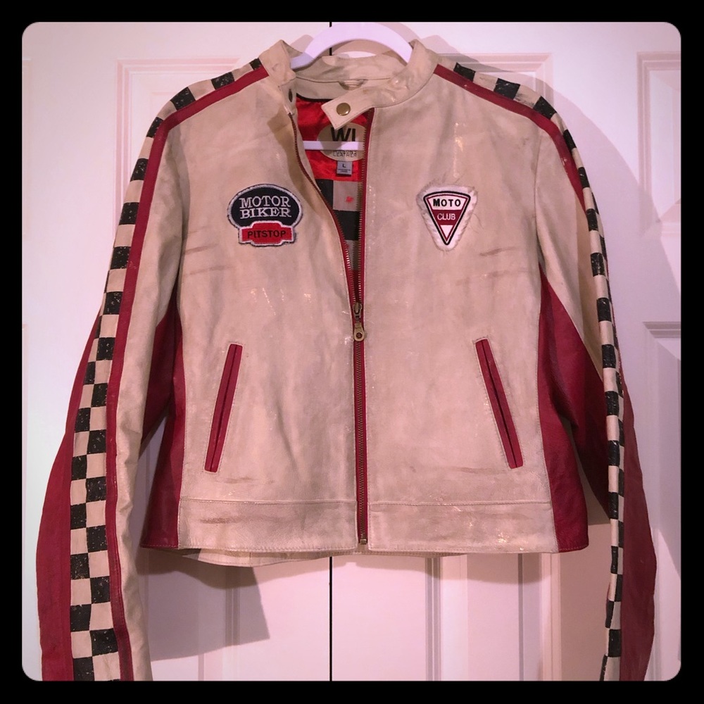Leather “Motorcycle” jacket